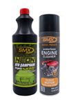Neon %50 Cilalı Fırçasız Oto Şampuanı 1 Lt +  Susuz Motor Temizleme Spreyi